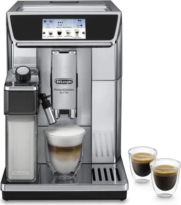 Obrázek produktu pro Espresso stroj s mlýnkem, De'Longhi PrimaDonna Elite ECAM650.75.MS, 21 receptů, 2 l, nerezová ocel