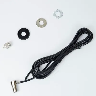 Immagine prodotto di Cavo di collegamento PNI T301 per antenne filettate con connettore PL259, lunghezza 4 m