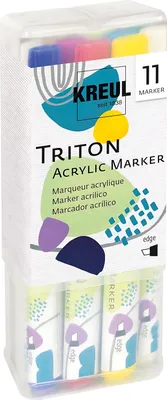 Obrázok produktu pre Kreul Triton Sada textilných fixiek 1 - 4 mm 11 ks