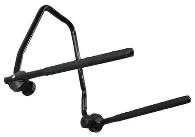 Fahrrad-Wandhalterung aus Stahl, 30 kg, 2 Haken