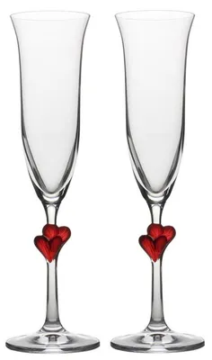Imagen del producto de Stölzle Lausitz, copas de champán "L'Amour" con corazones rojos, referencia 388 00 07 | EAN 4012632116895 | Código de producto: 388 00 07 LA053