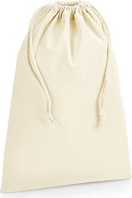 Produktbild von Westford Mill Baumwollbeutel PC3552 (L) (Natur)