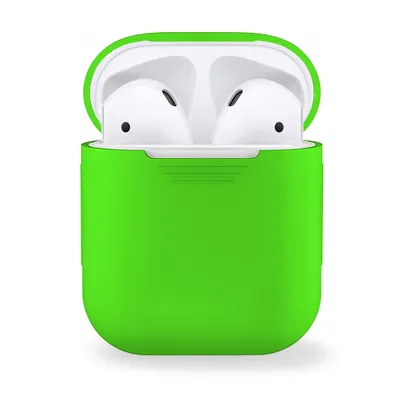 Produktbild von Silikonhülle Case für Apple AirPods 1 & 2 - Ladecase [Qi kompatibel] Schutzhülle Etui soft Silikon Hülle Tasche für Earpods Earbuds in Türkis