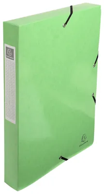 Produktbild von Exacompta 59923E (Archivboxen Iderama, 24 x 32 cm, mit Gummizug, mit Rückenetike