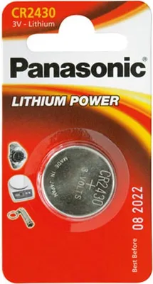Produktbild von Panasonic CR2430 Lithium Batterie IEC CR 2430 EL