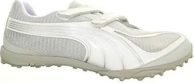 Produktbild von Puma Lakyos V Damen Lederschuhe Uni Weiß/Silber, 183999-01 , Gr: 38,5 EU Neu