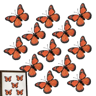 Productafbeelding van 3D Wandstickers Vlinders Set van 12 Stuks
