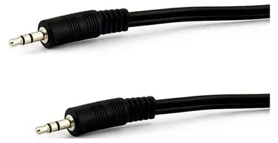 Produktbild von e+p B 111, 3.5mm, Männlich, 3.5mm, Männlich, 1,5 m, Schwarz