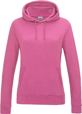 Produktbild von Just Hoods JH001F | Girlie College Hoodie / Kapuzenpullover / WRAP - Farbe: Candyfloss Pink - Größe: S