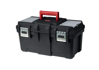 Produktbild von ONDIS24 Keter Werkzeugkasten mit Metallverschluss 19 Zoll 49x26x25cm