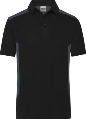 Produktbild von Men's Workwear Polo - STRONG - black/carbon, Gr. XL