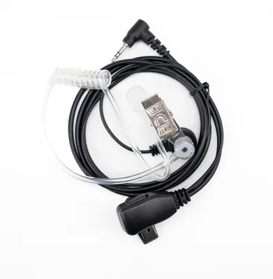 Produktbild von PNI Kopfhörer mit Mikrofon und Akustikschlauch HM93, mit 1 Pin 2,5 mm MT, schwarz