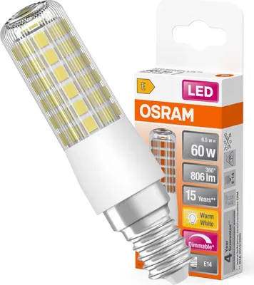 Zdjęcie produktu dla Osram 4058075607316 Żarówka LED Ciepła biel 2700 K 7 W E14 E