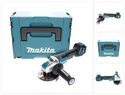 Produktbild von Makita DGA 519 ZJ Akku Winkelschleifer 18 V 125 mm Brushless X-Lock Solo + Makpac - ohne Akku, ohne Ladegerät