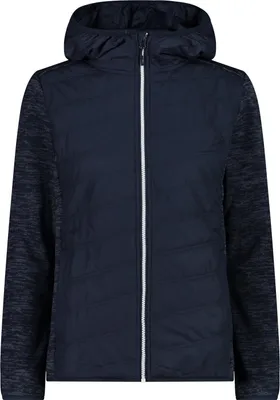 Produktbild von Cmp Woman Jacket Hybrid Fix Hood Black Blue Black Blue 36