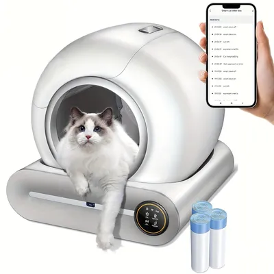 Immagine prodotto di Lettiera automatica - Lettiera autopulente - Lettiera intelligente - Lettiera per più gatti