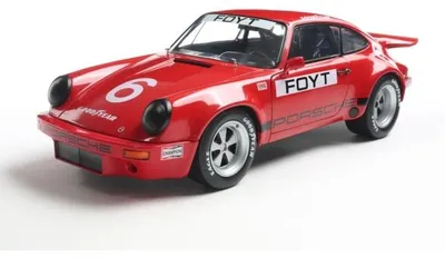 Image de Solido 421186569 - Porsche 911 IROC n° 6 rouge à l'échelle 1:18 - Neuf