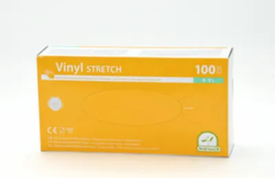 Obrázek produktu pro Jednorázové vinylové rukavice 100 balení velikost L