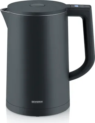 Produktbild von SEVERIN Cool-Touch Wasserkocher WK 3483  aus Edelstahl, schwarz