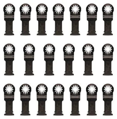 Zdjęcie produktu dla Zestaw pił do cięcia wgłębnego Makita TMA047, 20 szt., Starlock OIS / Plus / Max (B-64814-20) 32 x 50 mm