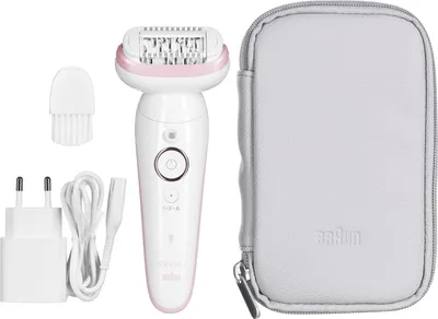 Obrázek produktu pro Braun Silk-épil 9 Silk·épil 9, Zlato, Bílá, 40 pinzeta/pinzety, MicroGrip, Ocel, 50 min