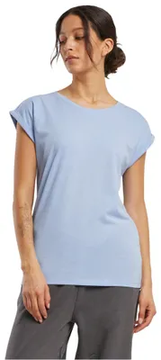 Produktbild von Build Your Brand Damen T-Shirt Ladies Extended Shoulder Tee, lang geschnittenes