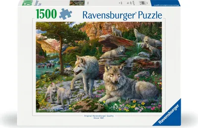 Produktbild von Wolfsrudel im Frühlingserwachen Ravensburger 12000719