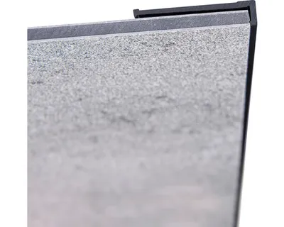 Produktbild von Endprofil Schulte Decodesign 2550 mm flächenbündig schwarz für 3 mm Duschrückwände