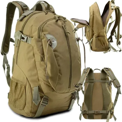 Productafbeelding van Extralink Military MIL-1120 Tactische rugzak 30 L, militaire rugzak, wandel- en reisrugzak, waterafstotend, polyester 900D, zwart