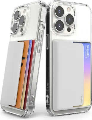 Produktbild von Side Slot Card Holder Kartenhalter für Kreditkarten Auswelter Betriebsausweis Hellgrau