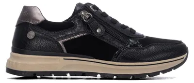 Image de REFRESH - Baskets de sport pour femmes, couleur noire - Chaussures confortables et polyvalentes - C