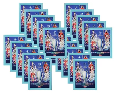 Image de Topps - Ligue des champions 2024/2025 - Autocollants à collectionner - 20 sachets