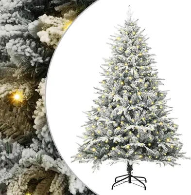 Obrázok produktu pre vidaXL Umelý predsvietený vianočný stromček zelený 180 cm