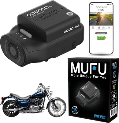 Immagine prodotto di Videocamera per moto MUFU V11S pro Full HD 30 fps BATTERIA 15 ore