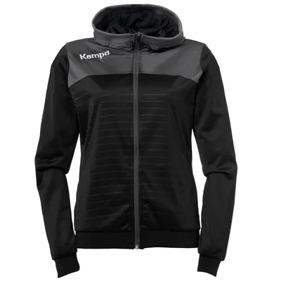 Produktbild von Kempa EMOTION 2.0 KAPUZENJACKE WOMEN, schwarz/anthra