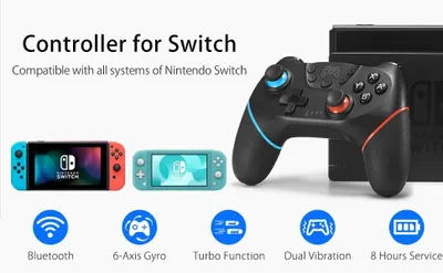 Productafbeelding van DrPhone JOY4 - Controller met Trilfunctie - Compatibel Met Nintendo Switch -