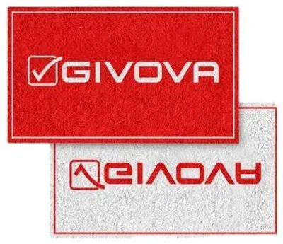 Produktbild von Baumwollhandtuch Givova Rot Weiß Rot