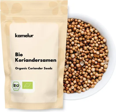 Image de Kamelur® Graines de coriandre bio entières 500 g