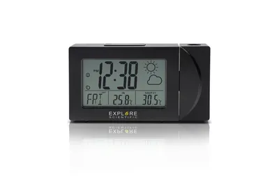 Produktbild von Explore Scientific RPW3008 Digitaler Wecker Schwarz
