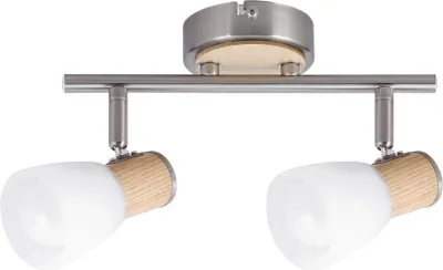 Immagine prodotto di Faretto a parete e a soffitto cromo satinato / bianco E14 2x40W Gavin 6487 Rabalux