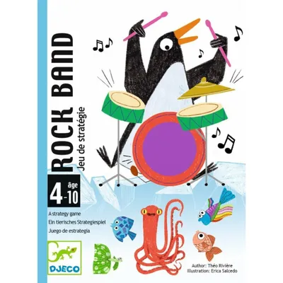 Image de DJECO Jeu de cartes Rock Band