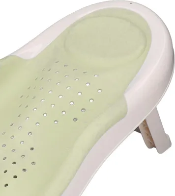 Obrázok produktu pre Skladacia detská vanička s teplomerom, protišmyková, ergonomická, zelená