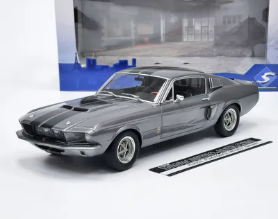 Produktbild von Ford Shelby Mustang GT500 (1967) - Grau/Schwarz SOLIDO 1:18