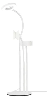 Image de DELTACO 3-IN-1 Lampe annulaire à selfie avec support pour smartphone et microphone, v