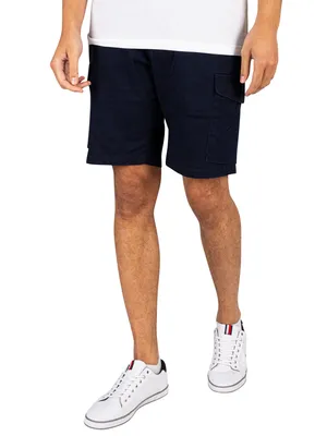 Produktbild von Tommy Hilfiger Herren Harlem Relaxed Tapered Cargo-Shorts, Blau 33W