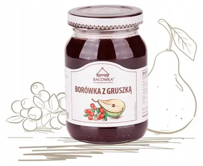 Zdjęcie produktu dla Borówka z gruszką 200g Bacówka
