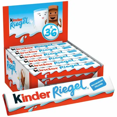 Produktbild von Ferrero kinder Riegel 36er Big-Pack (36 x 21g Riegel)