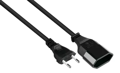Produktbild von Alcasa P0300-S005, 0,5 m, Netzstecker Typ C, H03VVH2-F2, 250 V
