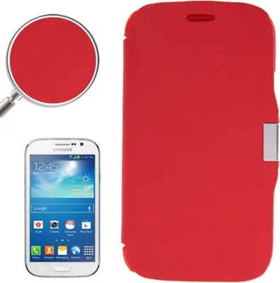Produktbild von Handyhülle Tasche für Samsung Galaxy Grand Duos GT-I9082 rot gebürstet