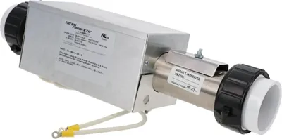 Produktbild von CalSpas Whirlpoolheizer 2,5KW, 470mm Länge, 58mm Gehäusedurchmesser, 2-Zoll Anschlüsse